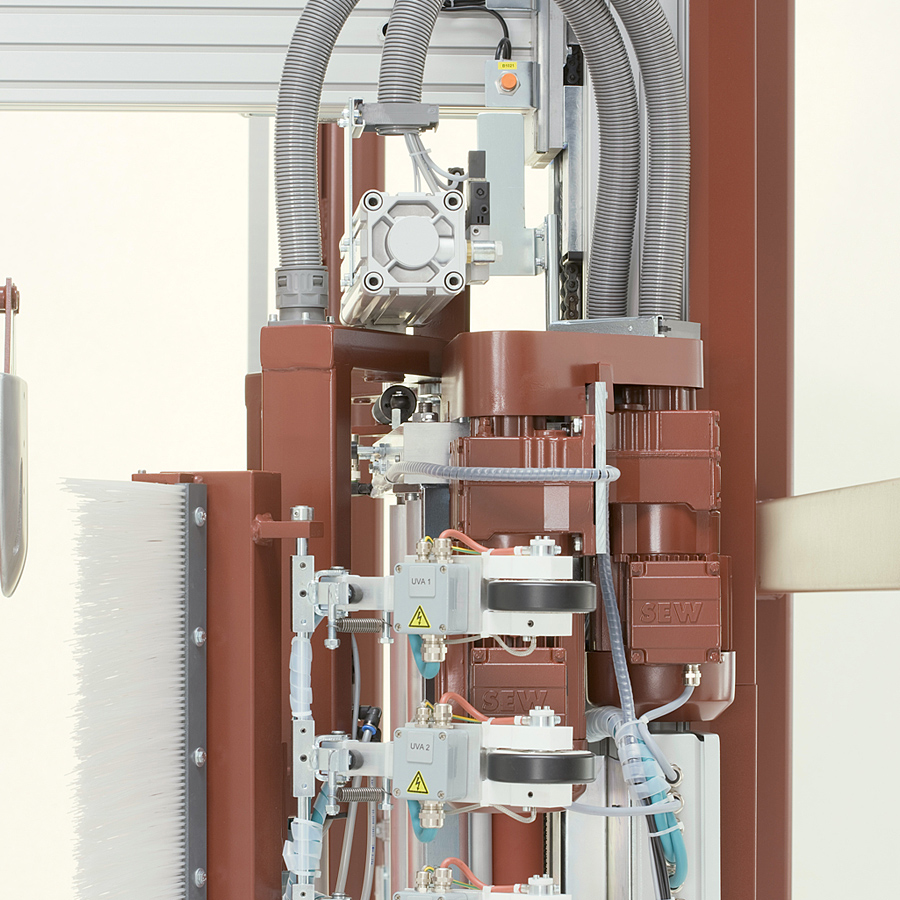 LITOMAT S500 - Folienansiegelvorrichtung Liegat-LITOMAT S500 - vollautomatische Stretchfolien-Verpackungsanlage